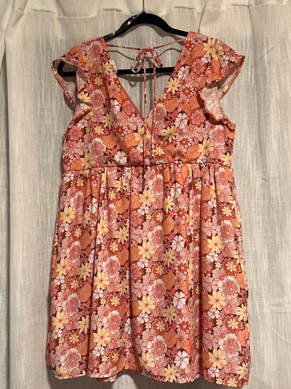 Altar'd State Alysiana Retro 70's Inspired Mini Dress